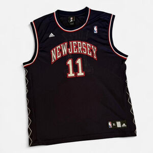 Vintage Adidas New Jersey Nets Brook Lopez Basketball Jersey